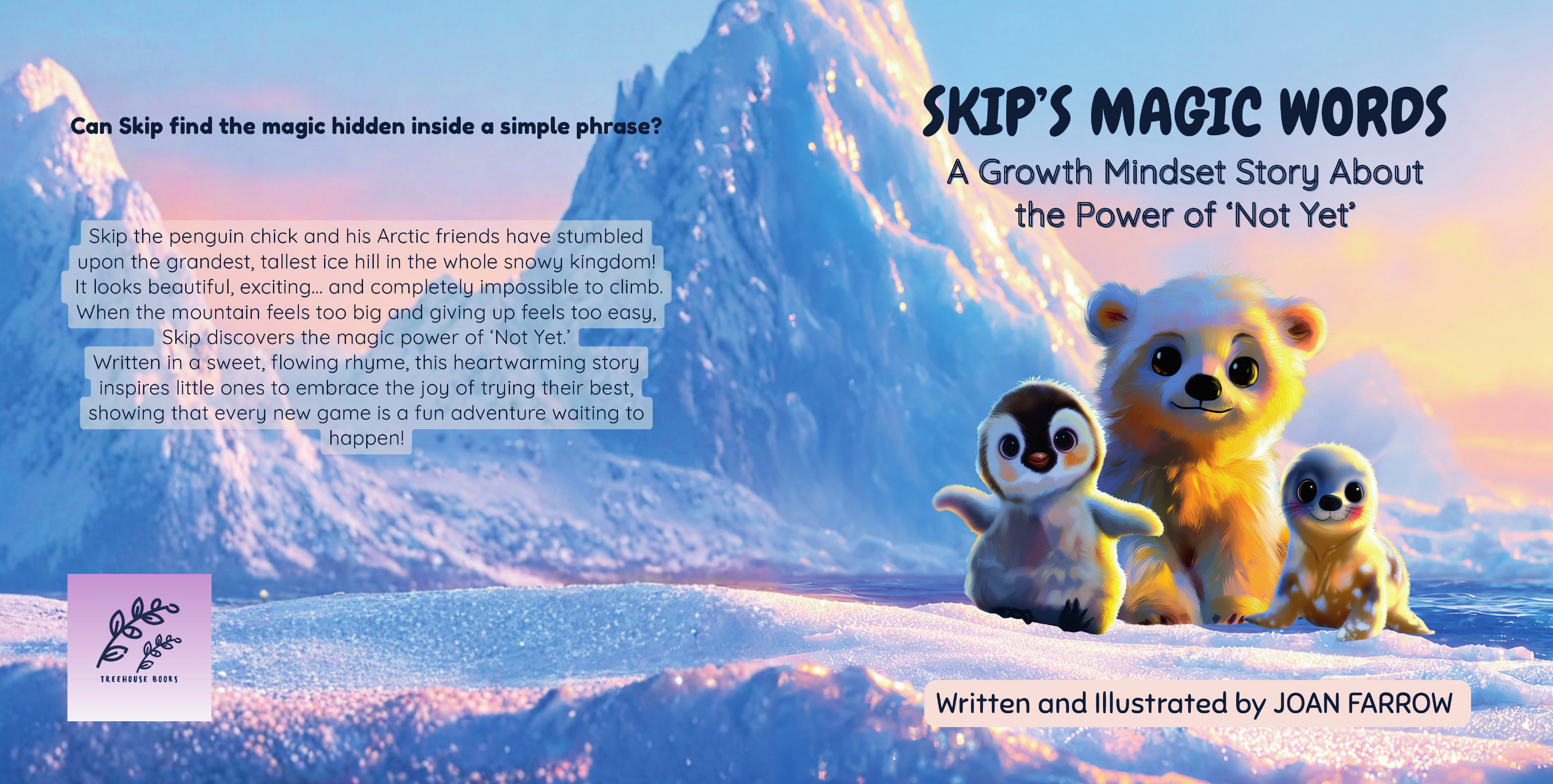 Front and back cover of Skip's Magic Words picture book